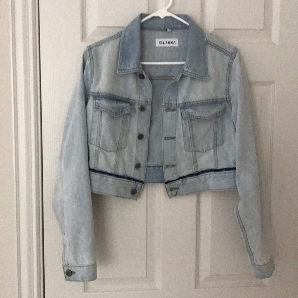 Dl1961 denim crop jacket size S